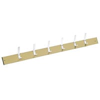 Wall Rack Cream 9 Hooks Length 1200mm