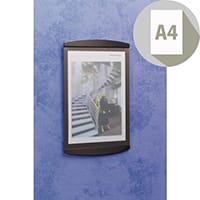 Poster Frame A4 Wall Mounted Black