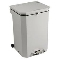 20L Flame Retadant Waste Bin With White Lid General Use