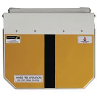 20L Flame Retadant Waste Bin With Yellow And Black Lid Offensive & Hygiene Waste