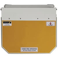 50L Flame Retadant Waste Bin With Yellow Lid Waste For Incineration Formerly Clinical