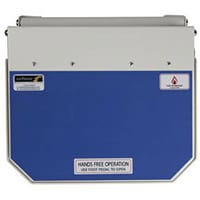 70L Flame Retadant Waste Bin With Blue Lid User Defined