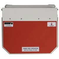 70L Flame Retadant Waste Bin With Orance Lid Waste Which May Be Treated