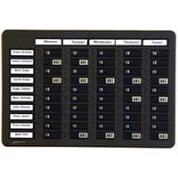 Week To View In Out Board