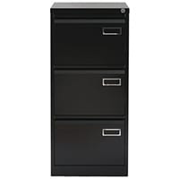 Bisley Psf Filing Cabinet 3 Drawer Black