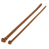 Standard Coloured Nylon Cable Ties Brown LxW 300x4.8mm