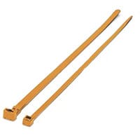 Standard Coloured Nylon Cable Ties Orange WxL 3.6x200mm