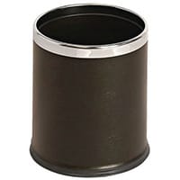 10 Litre Metal Waste Paper Bin Matt Blackfinish