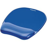 Crystal Gel Mouse Pad/Wrist Rest Blue