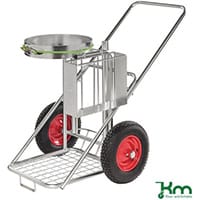 Street Orderly Trolley Electro Galvanised Finish. L X W X H 1200 X 820 X 1070mm. Capacity 150Kg Single Pack