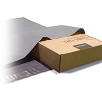 Polythene Grey Mailing Bags 425x600mm With 50mm Flap 50Mu Pack 250