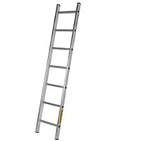 Single Aluminium Ladder 7 Tread En131 150Kg Capacity