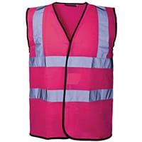 Hi Vis Vest Pink Small