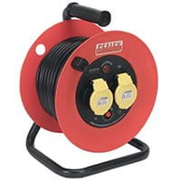 Cable Reel 25Mtr 2x110V 1.5mm Heavy Huty