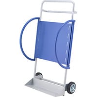 Titan Chair Trolley - Silver/Blue