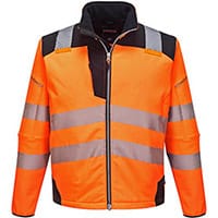 Portwest T402 PW3 Hi-Vis Softshell Jacket Orange & Black XXL
