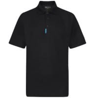 Portwest T720 WX3 Polo Shirt Black Medium