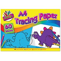 Art Box Tracing Paper Pad A4 60 Sheets Pack of 12 TAL05069