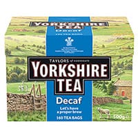 Yorkshire Tea Bags 160 Decaff 1114 YT