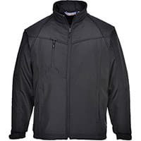 Portwest TK40 Oregon Men's Softshell Jacket (3L) Black XXL