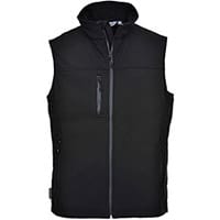 Portwest TK51 Softshell Bodywarmer Black Medium