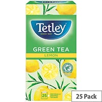 Tetley Green Tea With Lemon Tea Bags Pack of 25 1571A