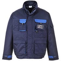 Portwest TX18 Contrast Lined Jacket Navy Medium