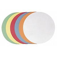 Franken Self-Adhesive Training Cards Circle 95mm Assorted Colours Pack of 300 UMZS 10 99