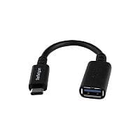 StarTech 6in USB C to USB A Adapter Cable M/F USB 3.0 USB-IF Certified USB Type C to A Adapter Connect to USB C laptops USB31CAADP