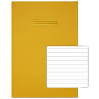 Rhino Exercise Book 8mm Ruled 80P A4 Plus Yellow Pack of 50 VC08725