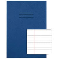 Rhino Exercise Book 8mm Ruled 64P A4 Dark Blue Pack of 50 VC48394