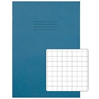 Rhino Exercise Book 10mm Square 80P A4 Light Blue Pack of 50 VC48421