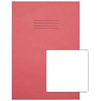Rhino Exercise Book Plain 80 Pages A4 Pink Pack of 50 VC48483