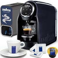 Lavazza LB 900 Blue Classy Compact Coffee Machine Bundle Pack Special Offer