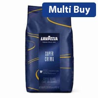 Lavazza Super Crema Coffee Beans - 1kg Bag, Creamy and Aromatic