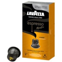 Lavazza Eco Caps Nespresso Compatible Capsules - Lungo, 100% Compostable, Pack of 10