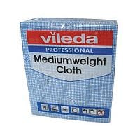 Vileda Medium Weight Cloth Blue Pk10 1063