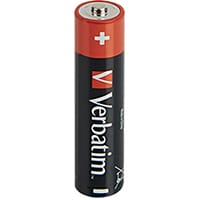 Verbatim AAA Alkaline Batteries Pack of 4 49500