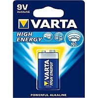 VARTA 9V High Energy Alkaline Battery (Pack of 1)