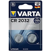 Varta CR2032 Lithium Coin Cell Battery Pack of 2 06032101402