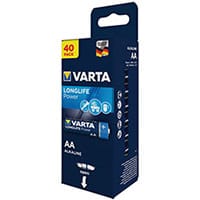 Varta Longlife Power AA Battery Pack of 40 04906121194