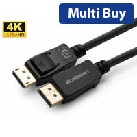 Microconnect MC-DP-MMG-200 DisplayPort Cable - 2m, Black