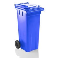 Craemer 2 Wheeled Plastic Bin 140L Blue