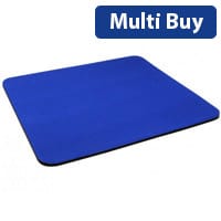 Cables Direct Dark Blue Mouse Mat - 6mm Thick, Cloth & Rubber, Comfortable Surface