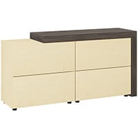 Auttica Cupboard Dublin Oak & Maple W1680xD450xH840mm