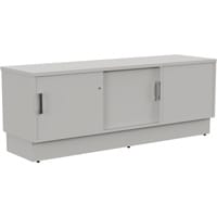 Grand Left Hand Side Large Credenza Unit With Sliding Doors & Back Door W1650xD480xH620mm Grey