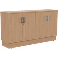 Grand 4 Doors Credenza Cabinet W1605xD420xH895mm Beech