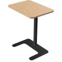 Gato Laptop Stand 550x400x670mm Black Frame & Beech Top