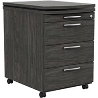 Oskar Mobile 4 Drawer Pedestal Harbour Oak W425mm