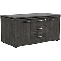 Oskar 2 Door & 3 Drawer Credenza Unit Harbour Oak W1200mm